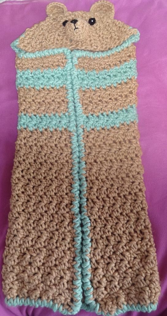 Beren deken. hooded blanket, Ophalen of Verzenden, Nieuw, 100 cm of meer, Deken