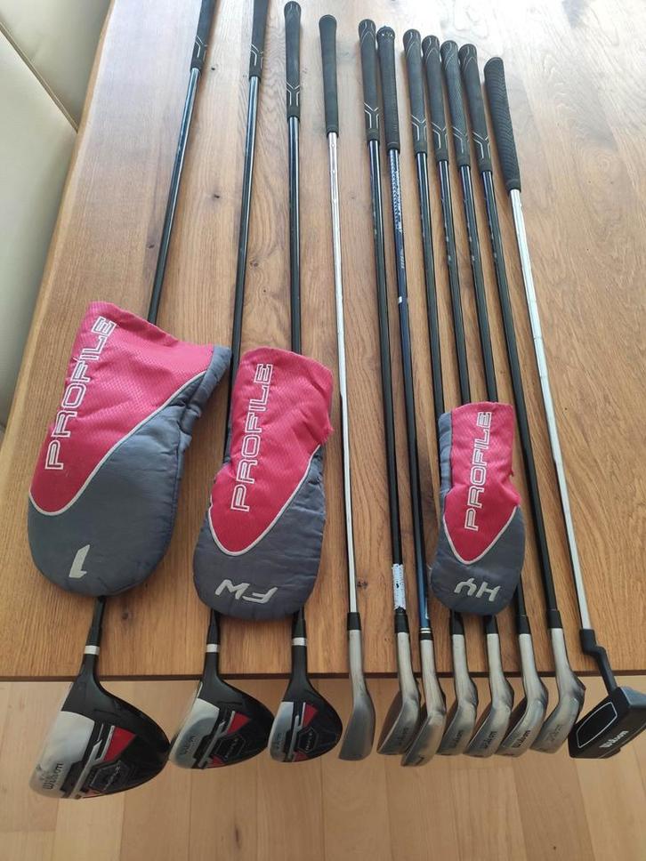 Golfset Wilson Profile voor beginners en iets gevorderden., Sport en Fitness, Golf, Gebruikt, Set, Ophalen