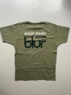 Blur Hyde Park 2009 concert bandshirt band t-shirt maat S, Ophalen of Verzenden, Zo goed als nieuw, Groen