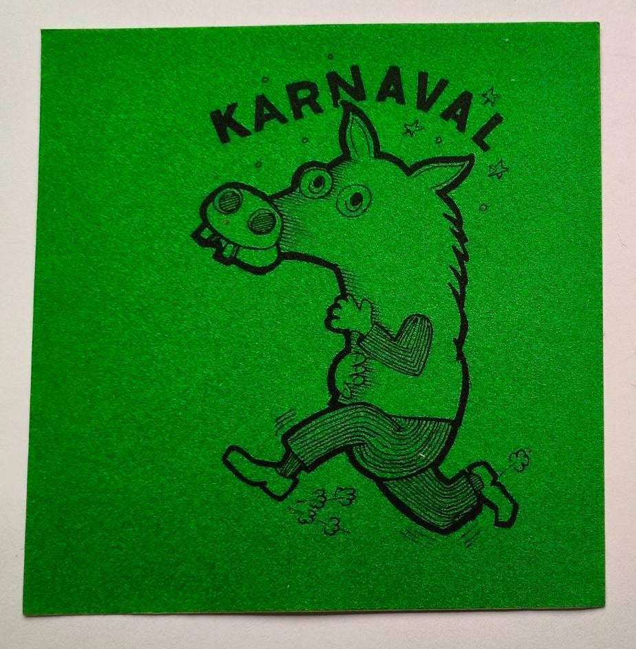 Sticker Karnaval, Ophalen of Verzenden, Zo goed als nieuw, Overige typen