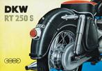 Folder DKW RT 250 S 1956, Motoren, Ophalen of Verzenden, Overige merken