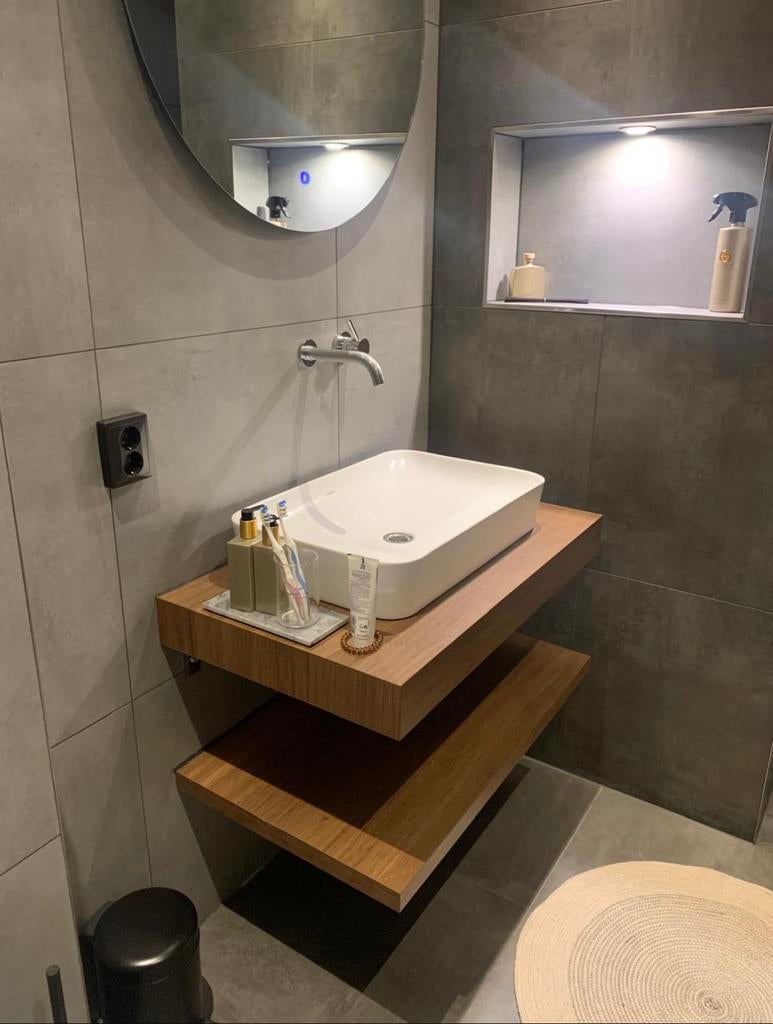 Modern badkamermeubel met wasbak, Ophalen, Gebruikt, 50 tot 100 cm, Minder dan 100 cm