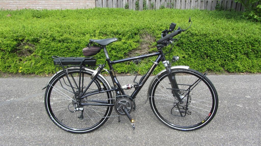 Super Mooie Koga Globetraveller 50CM Bafang Middenmotor, Ophalen, Vering, 49 tot 53 cm, Zo goed als nieuw