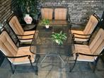 Excelsior 6 pers.  Royal Garden met mooie kussens., Overige materialen, Gebruikt, Bank, 6 zitplaatsen