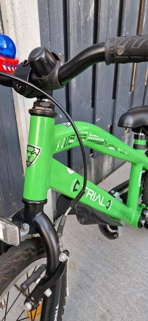 Alpina Trial J16 - Groene Kinderfiets, Fietsen en Brommers, Fietsen | Jongens, Ophalen, Gebruikt, Alpina, Handrem