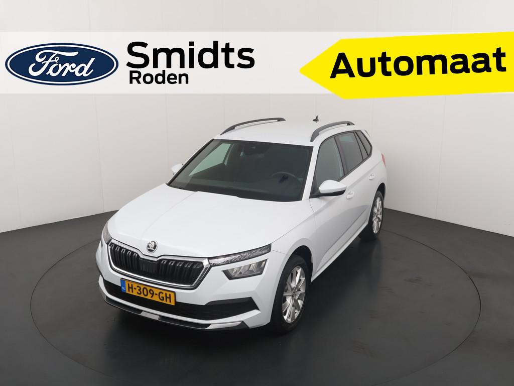 Skoda Kamiq 1.0 TSI 115pk Sport Business | Dealer onderhoude, 12 maanden, Stof, Gebruikt, Wit