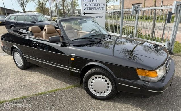 Saab 900 Cabrio 2.0 S, Auto's, Saab, Voorwielaandrijving, Beige, 4 cilinders, Cabriolet