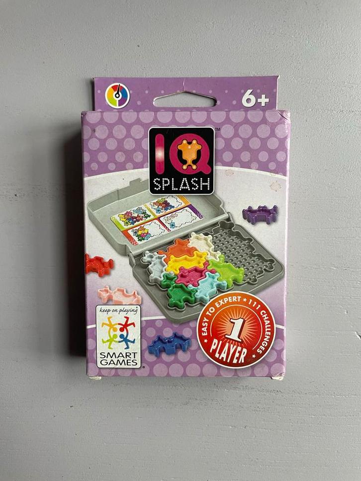 Smart Games: IQ Splash, Hobby en Vrije tijd, Gezelschapsspellen | Overige, Zo goed als nieuw, Een of twee spelers, Ophalen of Verzenden