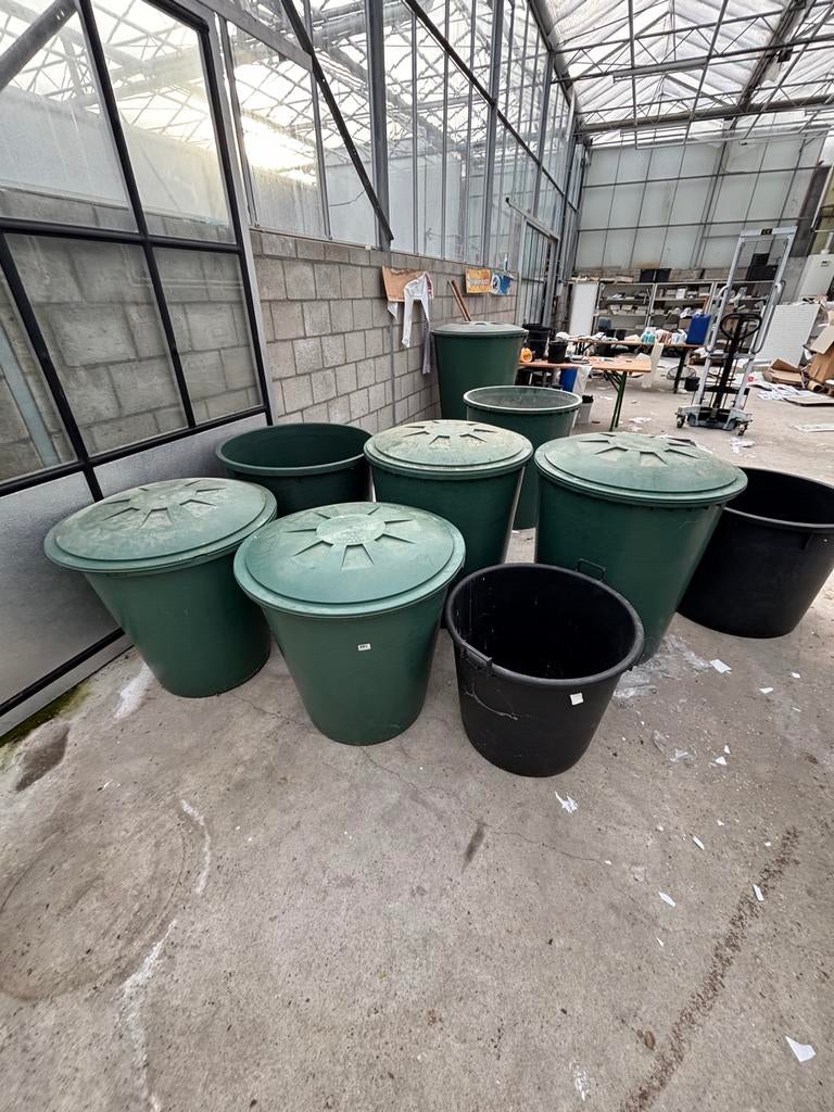 quarantaine bakken met deksel, Tuin en Terras, Vijver-toebehoren, Ophalen, Gebruikt