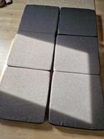 Logeerbedden 2x, Ophalen, Zo goed als nieuw, Eenpersoons, Grijs