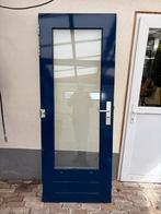 Achterdeur z.g.a.n. deur met dubbel glas, Doe-het-zelf en Verbouw, Ophalen, Gebruikt, 200 tot 215 cm, Glas