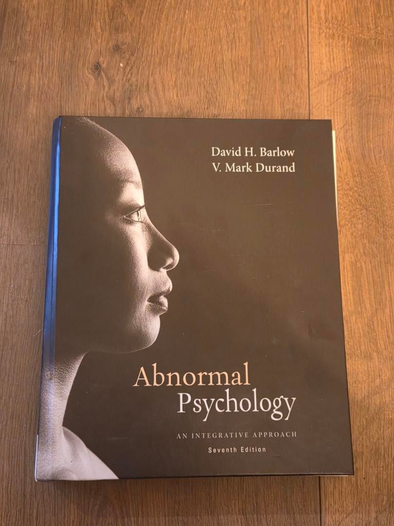 Abnormal Psychology - D. Barlow, M. Durand, Ophalen of Verzenden, Gamma, Zo goed als nieuw, WO