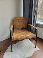Rotan stoel met metalen frame, Ophalen, Overige kleuren, Zo goed als nieuw, Metaal