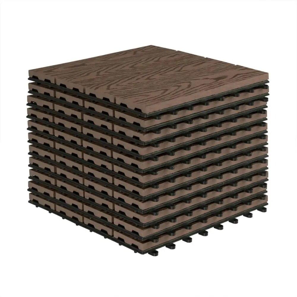 11 stuks - Composiet Dek Terrastegels, Tuin en Terras, Tegels en Klinkers, Niet ingevuld, Verzenden, Niet ingevuld, Niet ingevuld