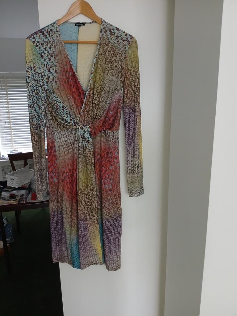 Jurk van Caroline Biss ( over de knie) maat 40, Kleding | Dames, Jumpsuits, Ophalen, Zo goed als nieuw, Maat 38/40 (M)