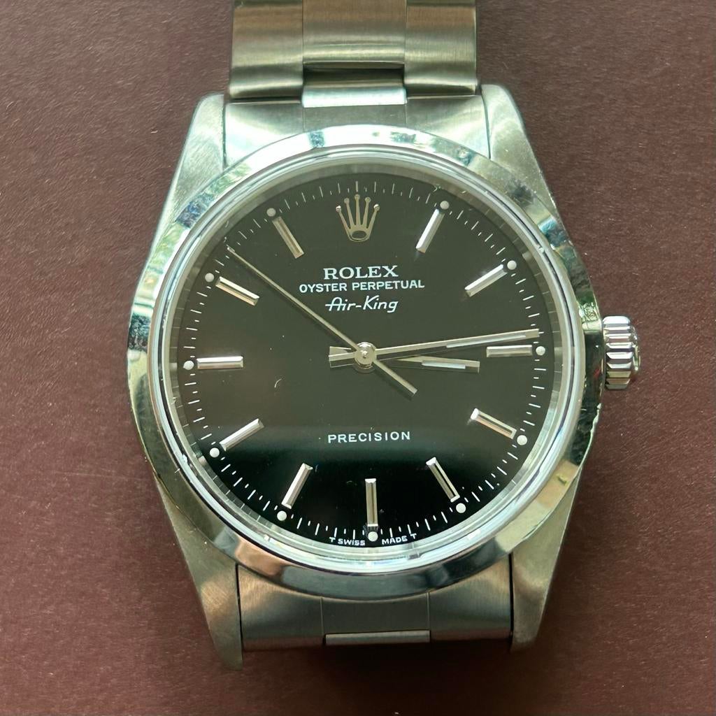Rolex Air-King Precision (1995). Two years warranty., Sieraden, Tassen en Uiterlijk, Horloges | Heren, Ophalen, Gebruikt, Polshorloge