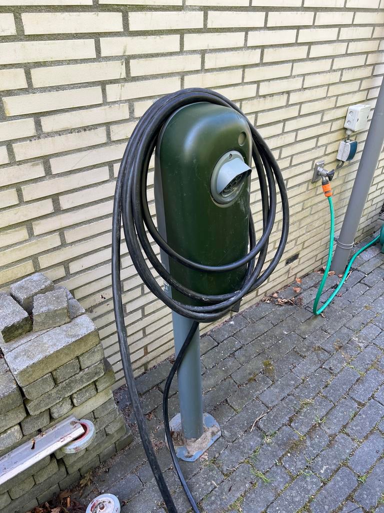 NewMotion 3 fasen Laadpaal met vaste kabel (Gebruikt), Auto diversen, Ophalen, Gebruikt, Laadpaal en Laadkabel