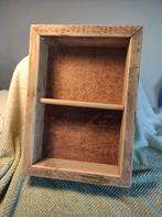 Houten vitrinekastje, Ophalen, Minder dan 50 cm, Nieuw, Minder dan 25 cm