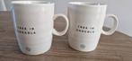 2 Chocolademelk drinkbekers Zusss, Huis en Inrichting, Keuken | Servies, Keramiek, Ophalen of Verzenden, Zo goed als nieuw, Effen