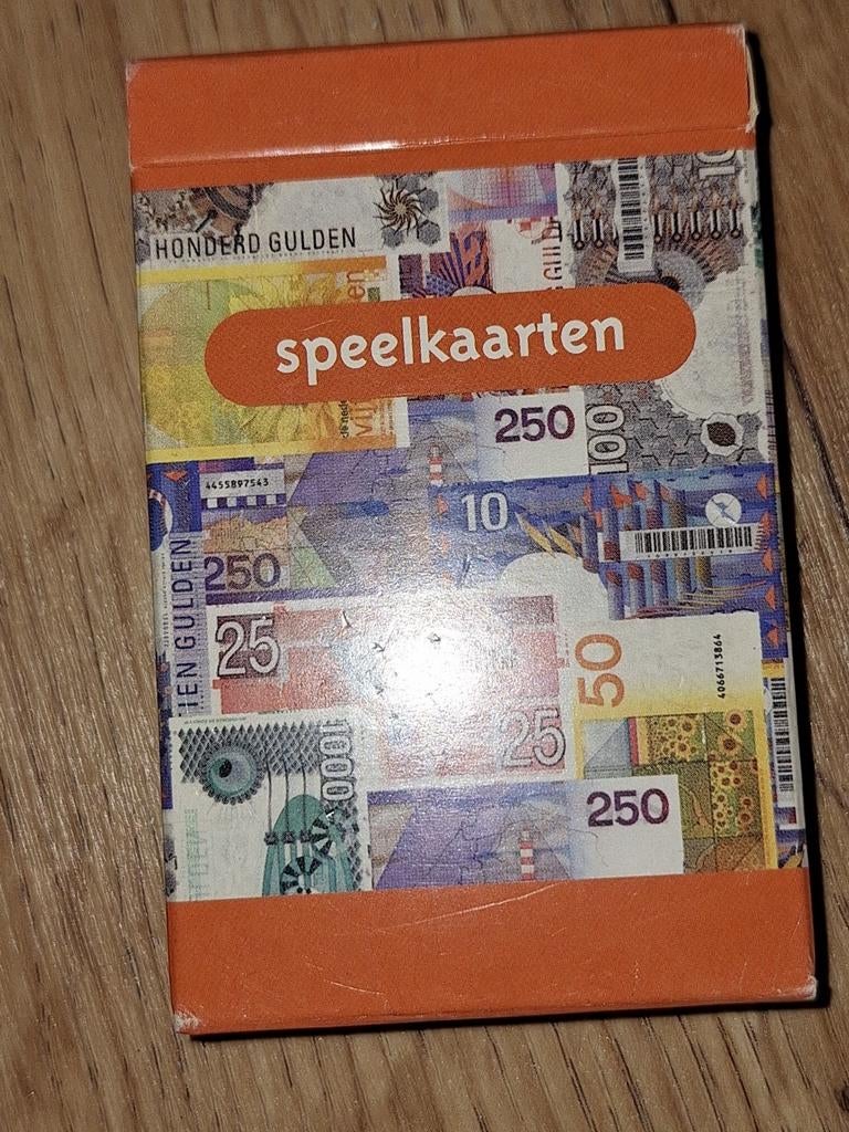 Speelkaarten met Gulden biljetten design, Ophalen of Verzenden, Gebruikt