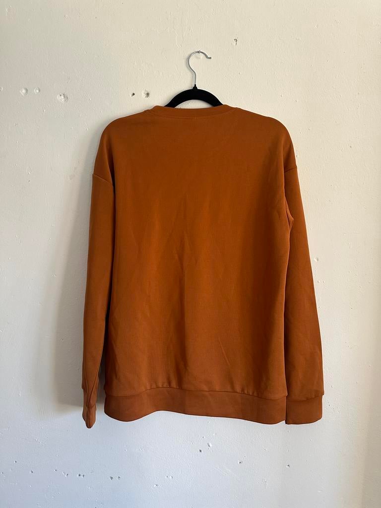 Shein Trui Maat S Unisex met Kat & Hond Print, Verzenden, Zo goed als nieuw, Maat 36 (S), Bruin