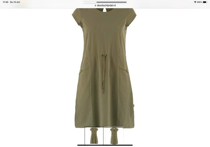 2 Nieuwe Fjällräven High Coast Lite Jurkjes XL, Kleding | Dames, Jurken, Nieuw, Maat 46/48 (XL) of groter, Groen, Knielengte, Ophalen of Verzenden