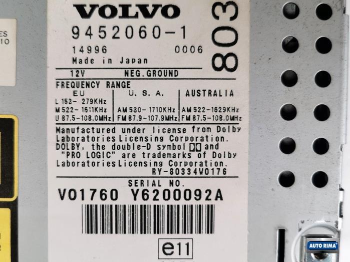 Radio CD Speler van een Volvo V70, Gebruikt, -, -, Ophalen of Verzenden