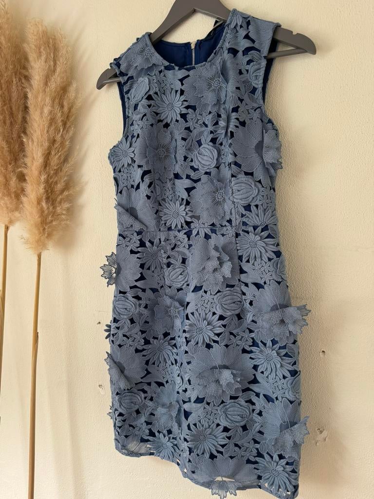French Connection jurk, Kleding | Dames, Blauw, Nieuw, Ophalen of Verzenden, Maat 36 (S)