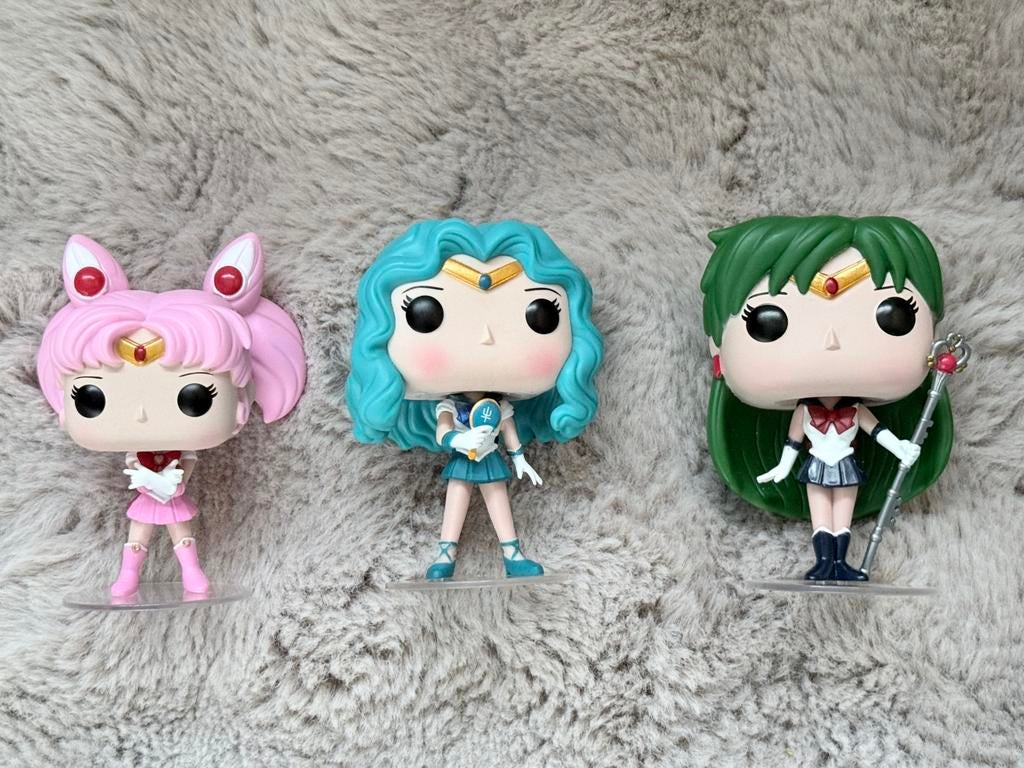 Set van 3 Sailor Moon FUNKO POPS, Ophalen of Verzenden, Zo goed als nieuw