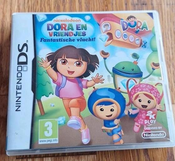 Dora en Vriendjes Fantastische Vlucht Nintendo DS Compleet, Avontuur en Actie, 1 speler, Ophalen of Verzenden, Zo goed als nieuw