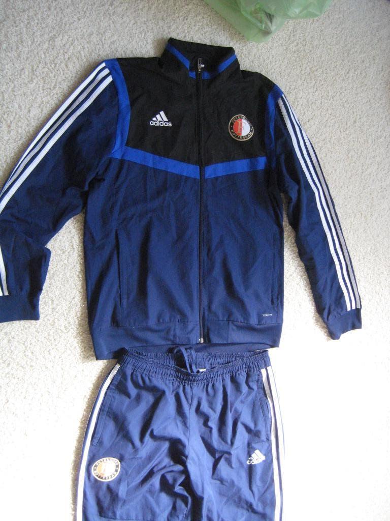 Feyenoord Trainingspak donkerblauw Adidas 2019/2020 maat M, Maat M, Ophalen, Gebruikt, Trainingspak