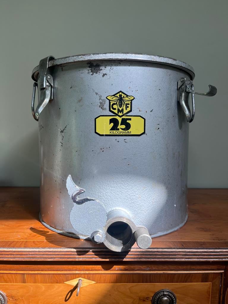 Honing aftapvat / snijkraan voor 25 kilogram honing, Ophalen of Verzenden