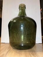 Grote groene decoratieve glazen vaas, Ophalen, Minder dan 50 cm, Groen, Glas