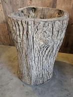 oude boomstamton ``WOONWINKEL RUSTIEK``, Antiek en Kunst, Ophalen of Verzenden