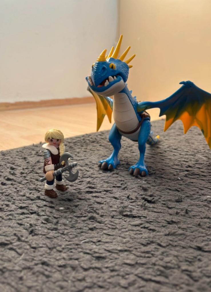 Playmobil 9247 Astrid en Stormvlieg - Hoe tem je een draak, Ophalen of Verzenden, Zo goed als nieuw