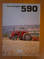 Folder Massey Ferguson MF 590 Nederlandstalig, Ophalen of Verzenden, Gelezen, Tractor en Landbouw