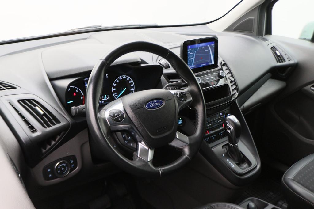 Ford Transit Connect 1.5 EcoBlue L2 Automaat Limited Sport 2, Gebruikt, 4 cilinders, 1470 kg, Leder en Stof