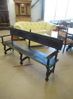 Oer 11758 antieke 19e eeuwse lange Spaanse kerkbank, Ophalen