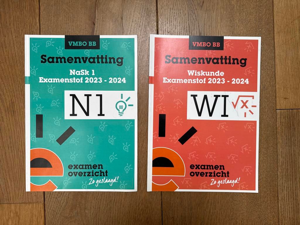 Samenvatting VMBO BB Nask 1 & Wiskunde ExamenOverzicht, Ophalen of Verzenden, Zo goed als nieuw, VMBO, Natuurkunde