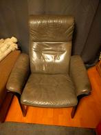 Fauteuil, Huis en Inrichting, Fauteuils, Ophalen, Gebruikt, 50 tot 75 cm, Leer