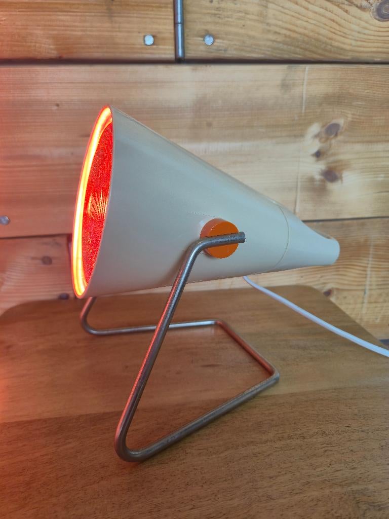 Philips Infraphil HP3609 Vintage Warmtelamp, Ophalen of Verzenden, Zo goed als nieuw, Philips Vintage, Minder dan 50 cm