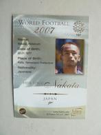 Futera  WK 2007 card  Hidetoshi.Nakata, Ophalen of Verzenden, Zo goed als nieuw, Buitenlandse clubs, Poster, Plaatje of Sticker