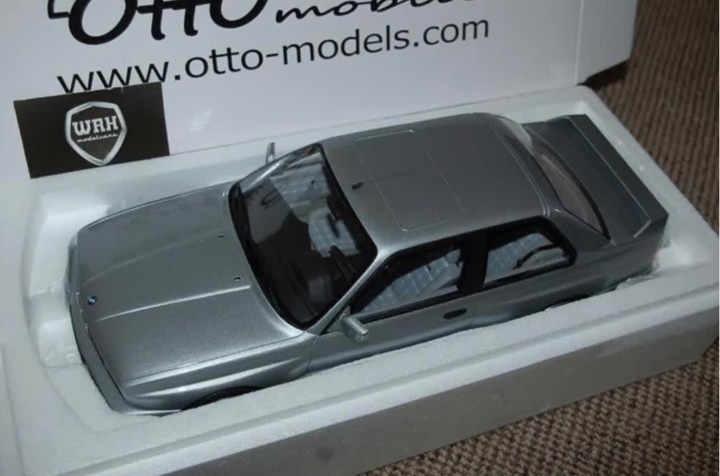 1:12 BMW M3 E30 silver Otto mobile G052 in doos WRH, Hobby en Vrije tijd, Modelauto's | 1:5 tot 1:12, Verzenden, Zo goed als nieuw