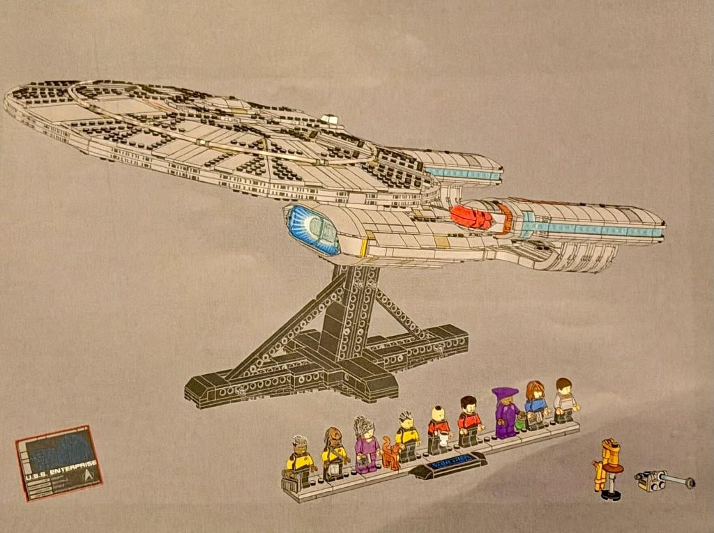 Lepin Star Trek U.S.S. Enterprise NCC-1701-D 3600 stenen, Ophalen of Verzenden, Nieuw, Overige merken