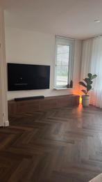 Tv meubel walnoot eket, Ophalen, Eikenhout, Zo goed als nieuw, 200 cm of meer