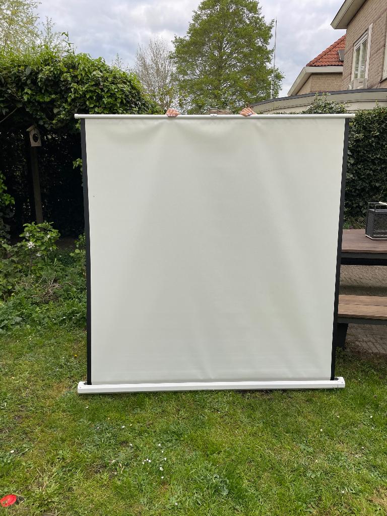 Projectiescherm, beamerscherm, Ophalen, Handmatig, Zo goed als nieuw