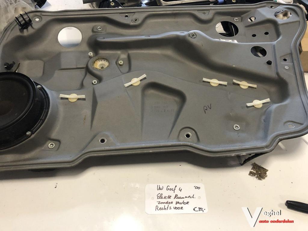 Vw Golf 4 2000 Elektr. Raammech. zonder motor Rechtsvoor