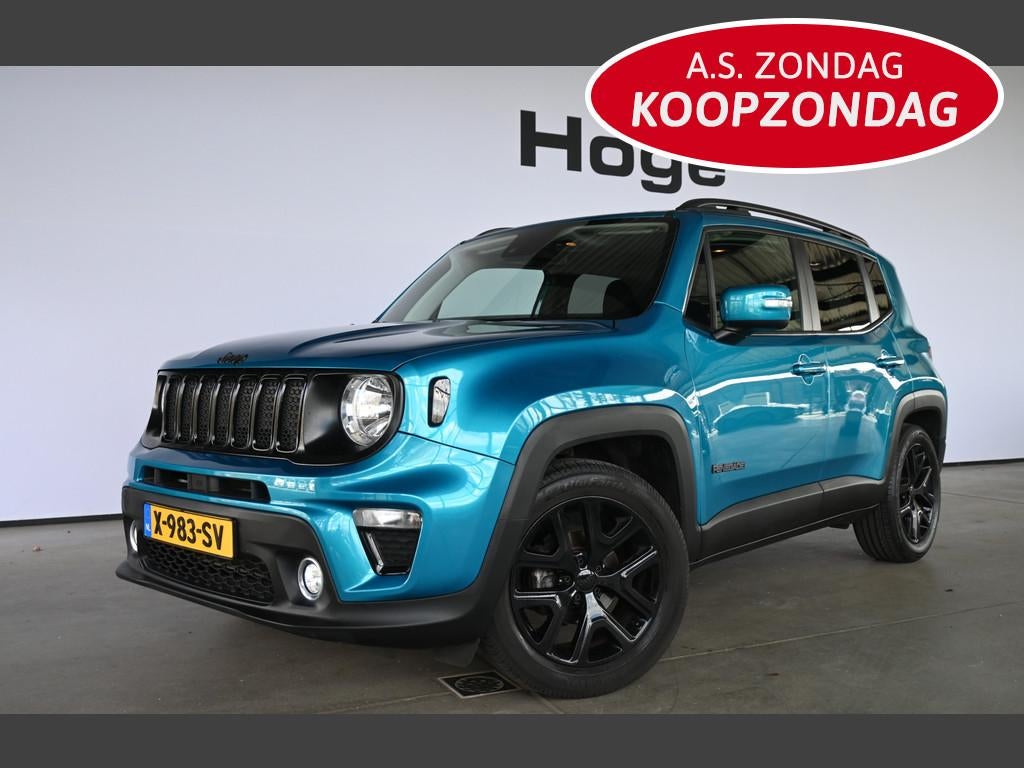 Jeep Renegade 1.0T Freedom Airco Navigatie Cruise Control Ri, Auto's, Voorwielaandrijving, Stof, Met garantie (alle), Blauw