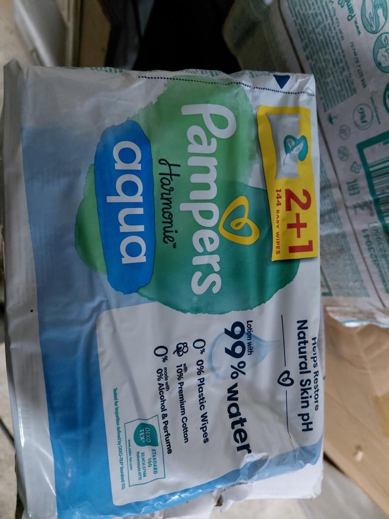 Pampers vochtige doekjes, Verzenden, Nieuw
