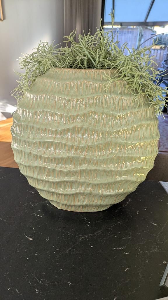 Planten pot, Tuin en Terras, Bloempotten, Ophalen of Verzenden, Rond, 25 tot 40 cm